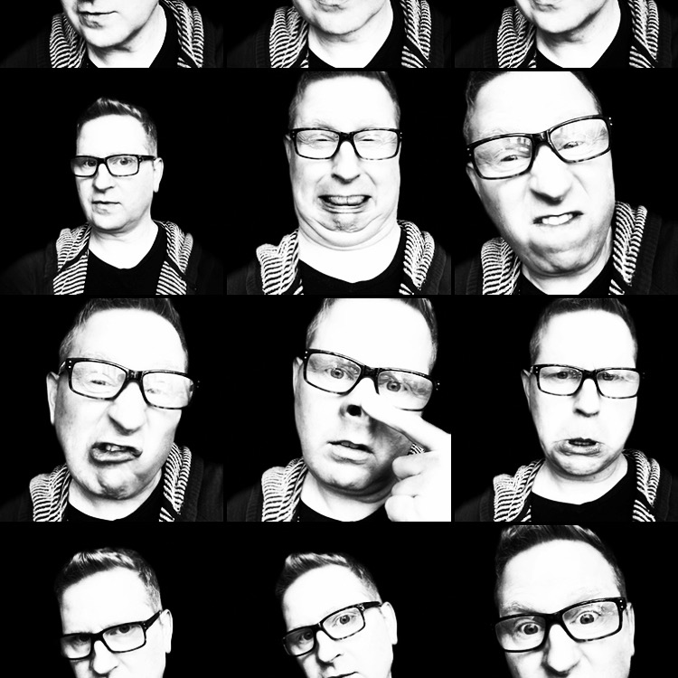 Contact Sheet of Isaac Toast making silly faces